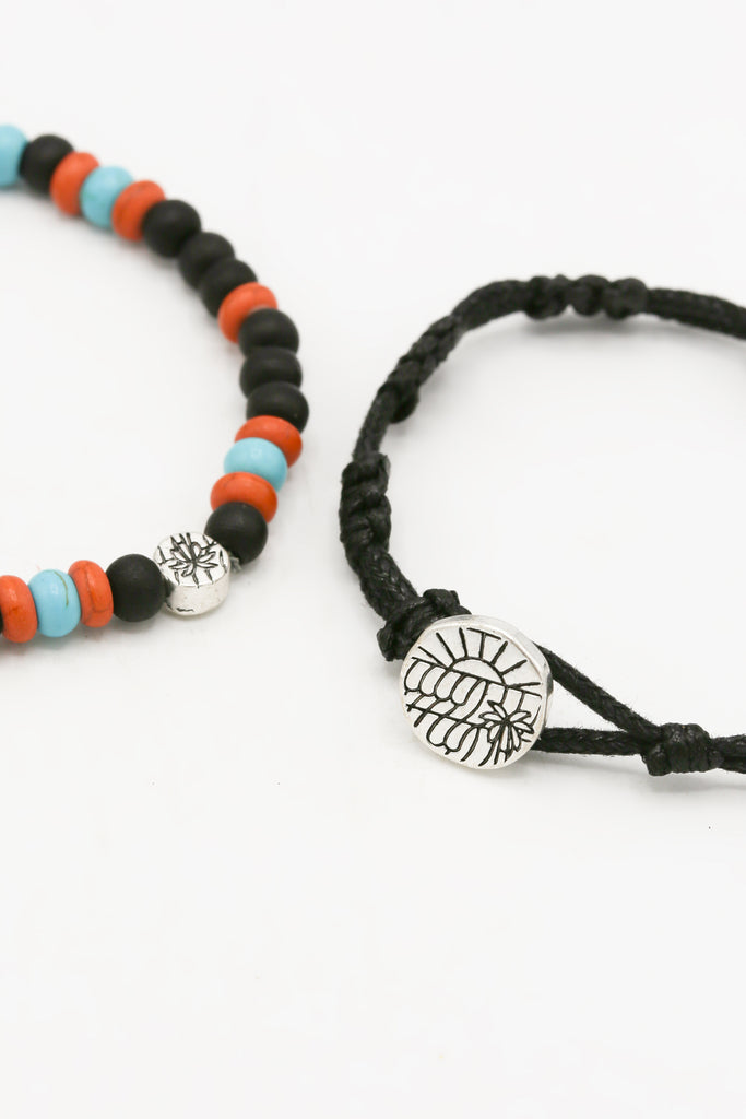 Sands Of Time Beaded And Cord Bracelets