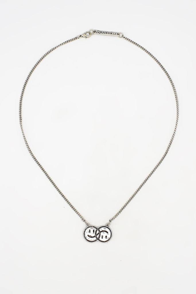 Double Smiley Necklace