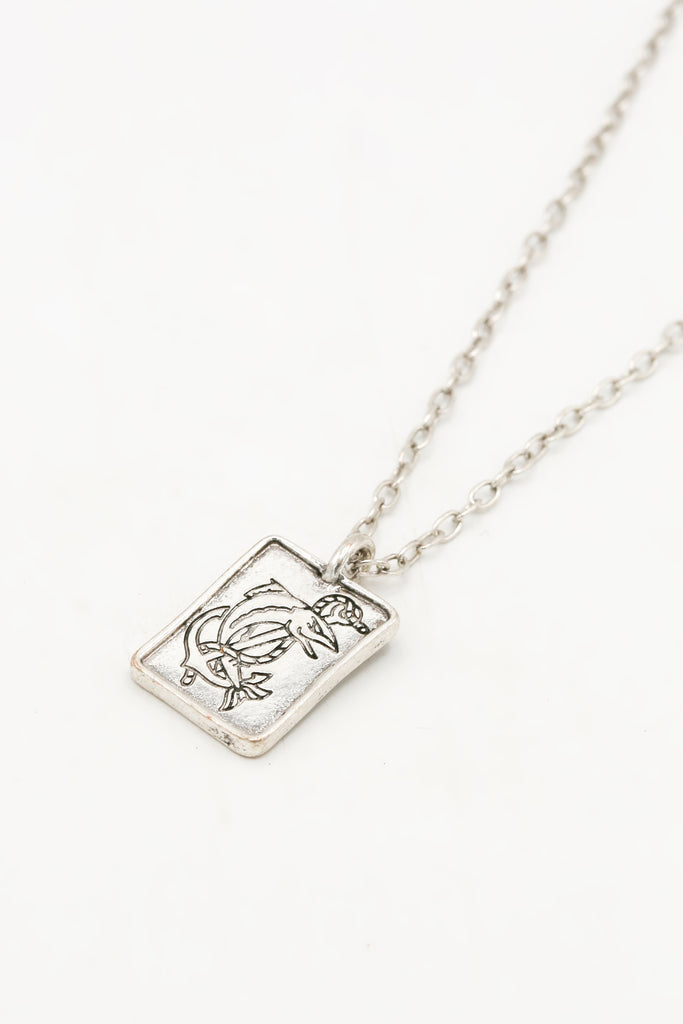 Hooked Rectangular Necklace