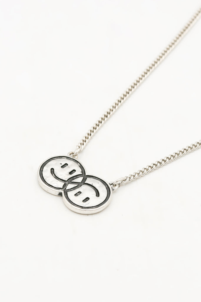 Double Smiley Necklace