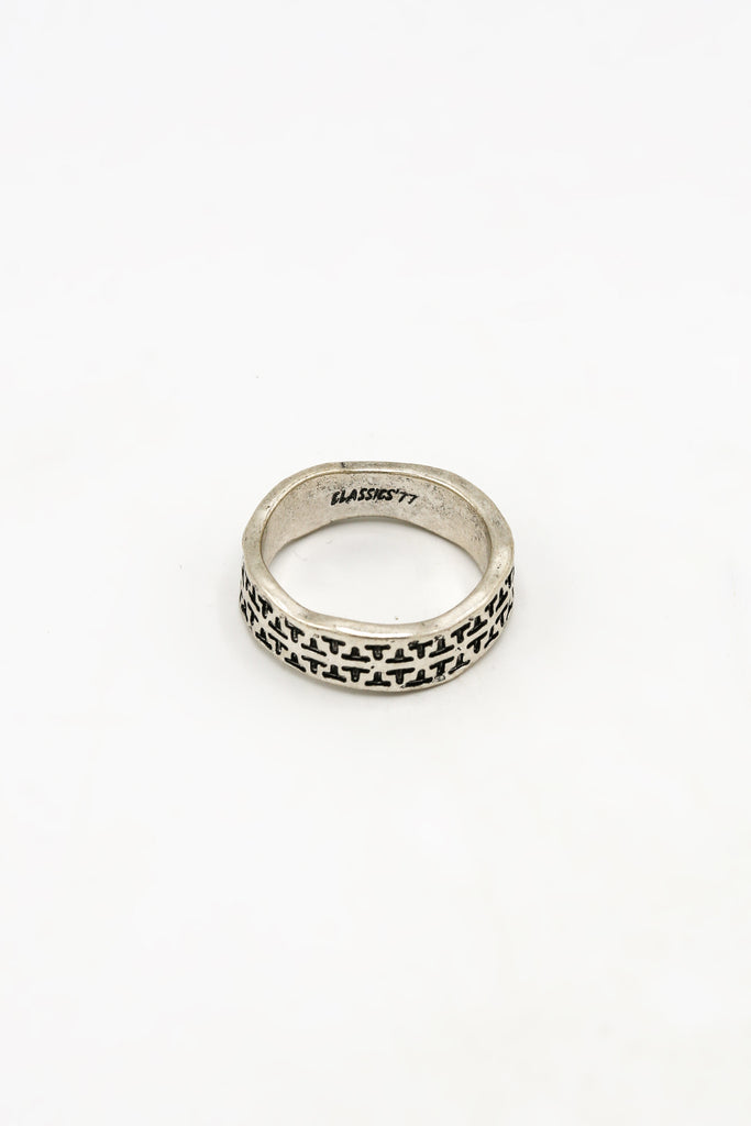 Off Road Traveller Pattern Band Ring