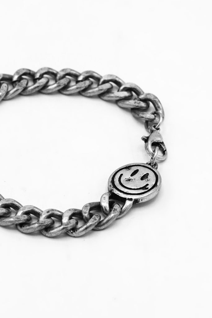 Beach Junkie Smiley Chain Bracelet