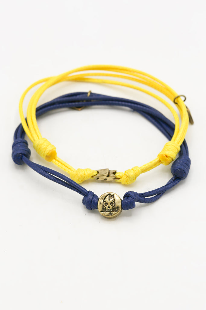Beach Junkie Sun Bracelet Duo in Navy
