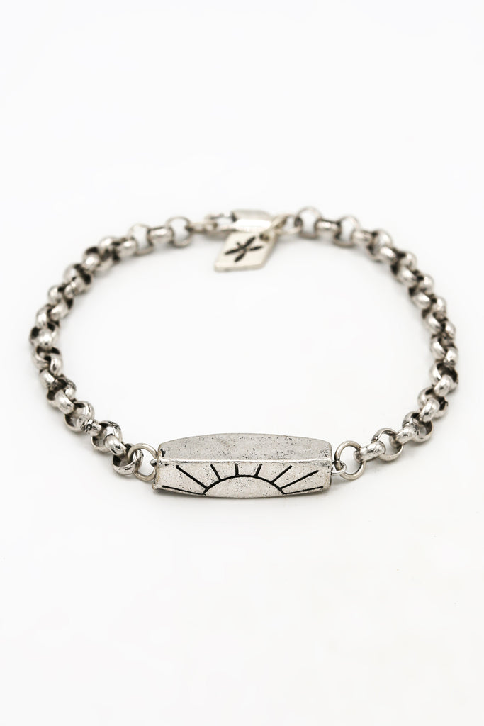 Sands Of Time Chain Beach Scene Bracelet