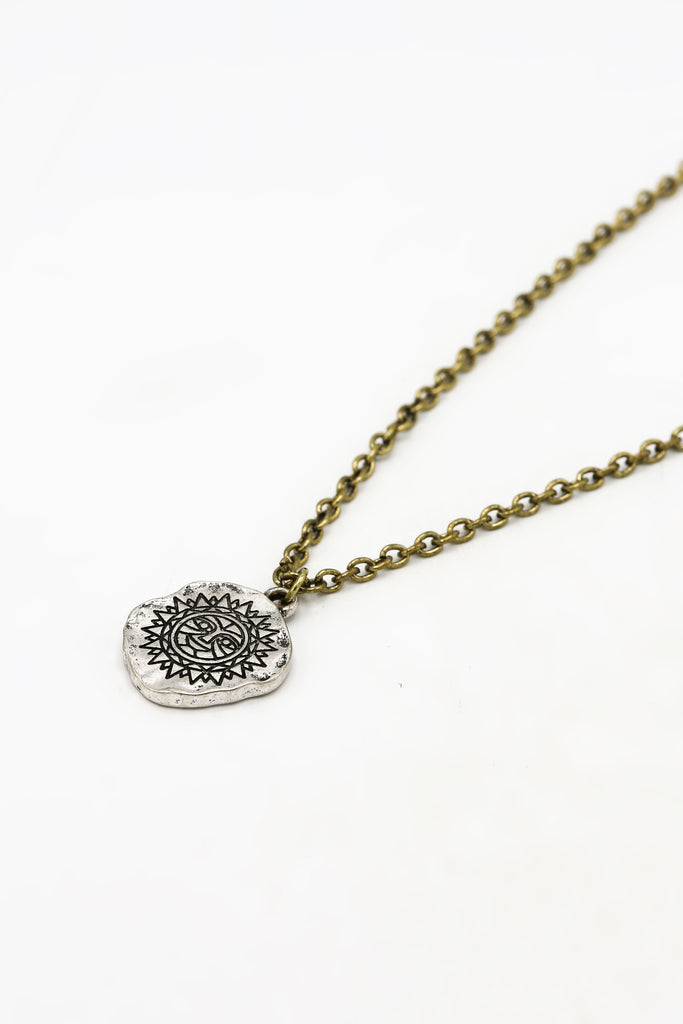 Sands Of Time Sun Chain Necklace