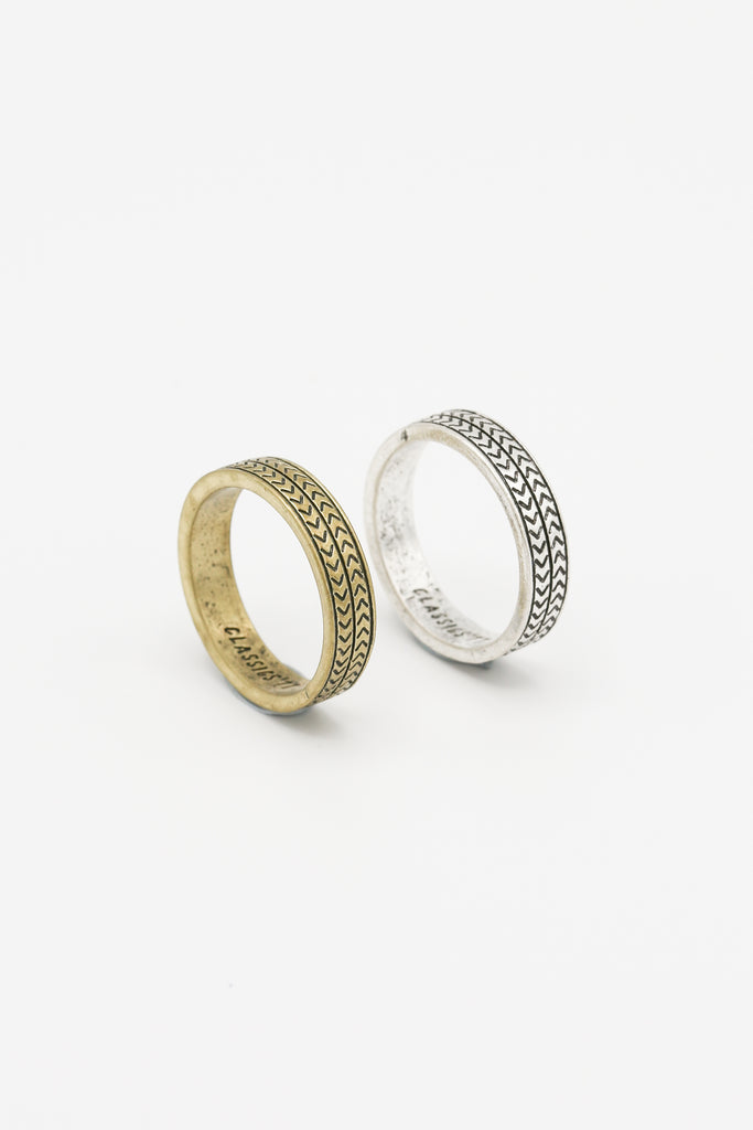 Island Band Ring Set