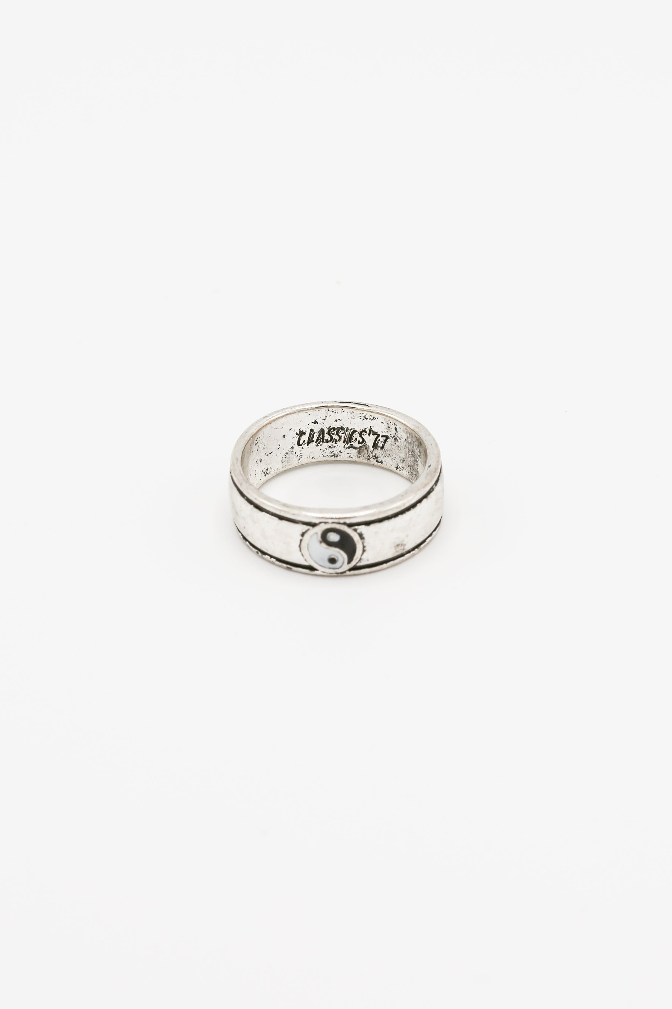 Smiley ring 13号 Smiley Face Ring Silver Happy Face Trendy Silver Color Punk