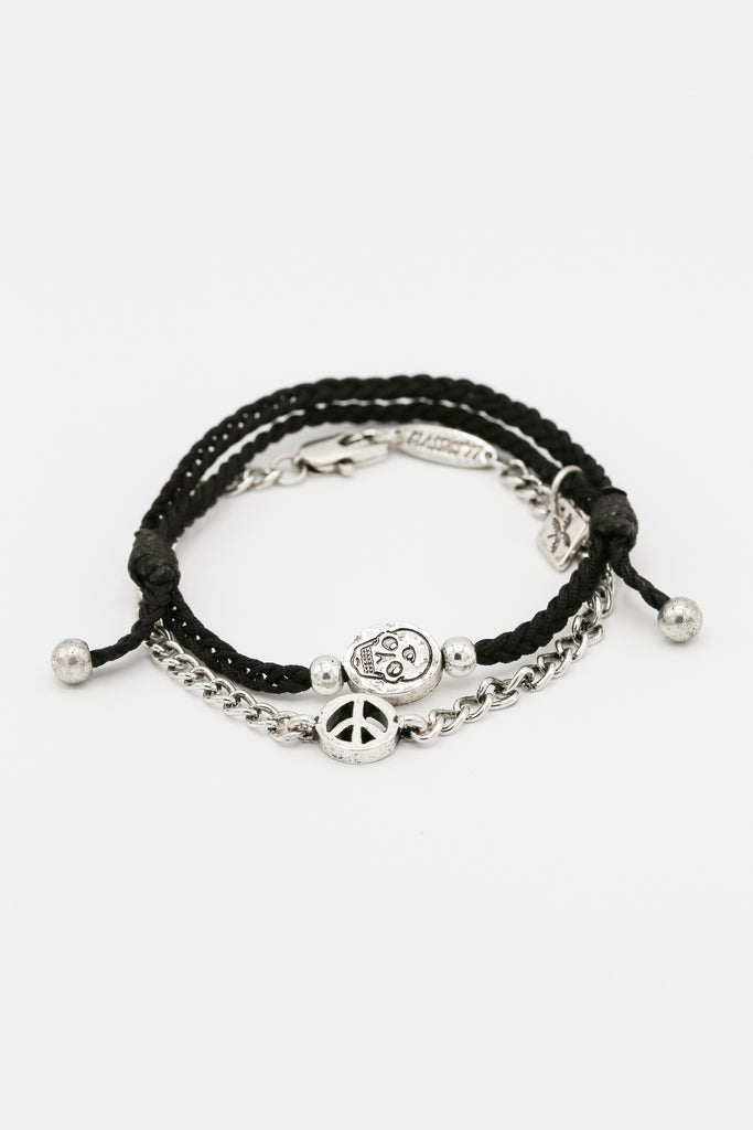 Til' Sunrise Skull And Peace Bracelet Pack